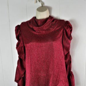 Vintage Rae Hepburn California Blouse 1980s Long Sleeve Top Size 9/10 Medium